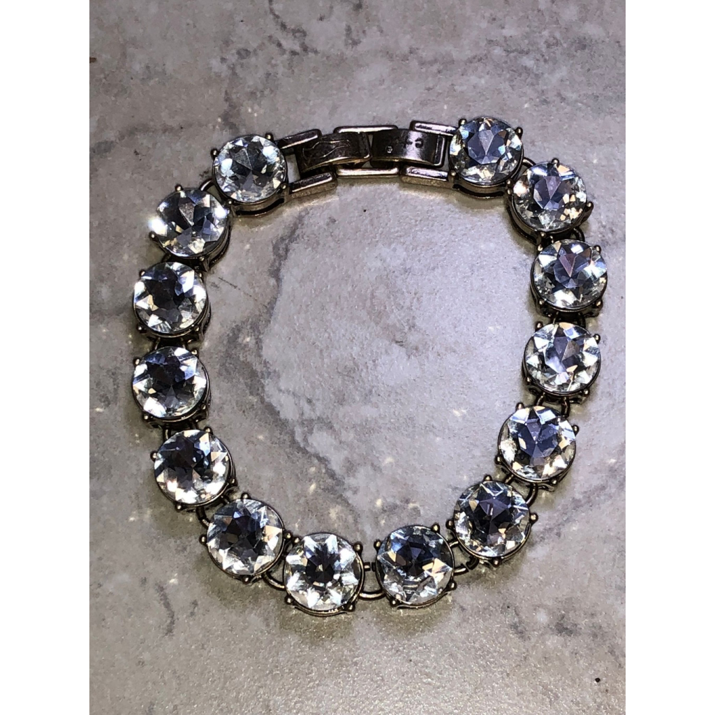 Chloe & Isabel Classic Crystal Rivoli Link Bracelet - B016